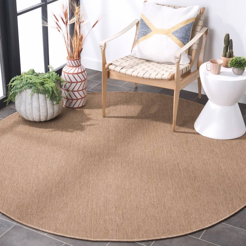SAFAVIEH Sisal All-Weather Ajrie Indoor/Outdoor Waterproof Patio Backyard Rug
