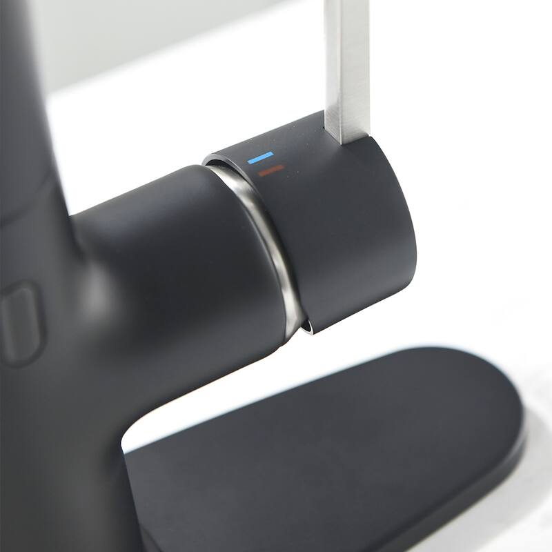 Touchless Kitchen Faucet with AC Adapter and Deck Plate