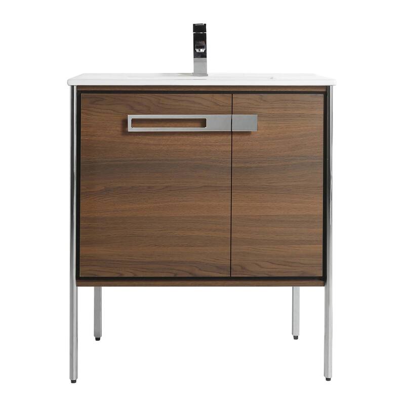 Fine Fixtures Oakville Bathroom Vanity with White Ceramic Sink