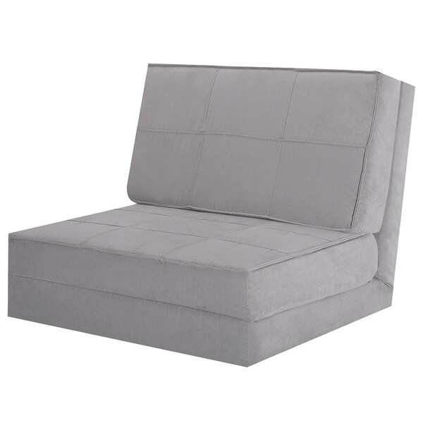 Adjustable Convertible Flip Chair Foldable Sleeper Dorm Bed Couch