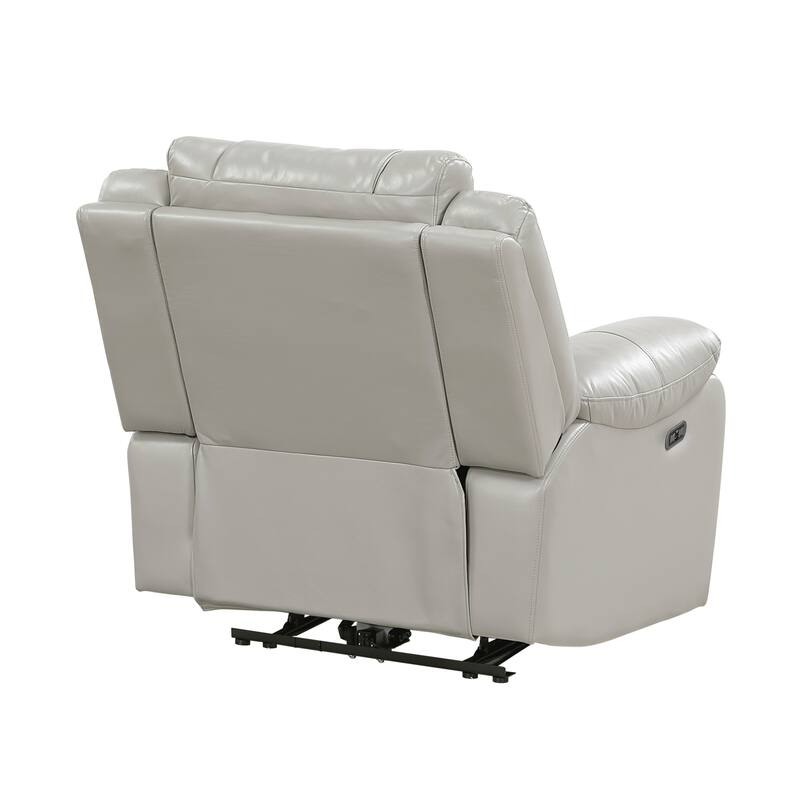 Ridge 40" Faux Leather Power Recliner - LED and Charging Ports