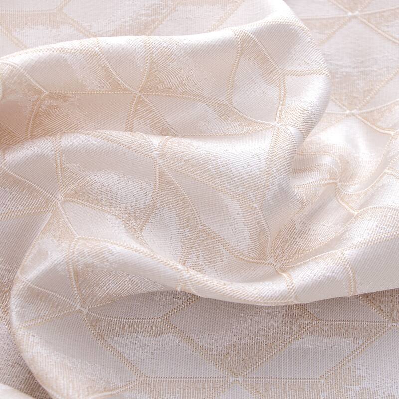 Cubix Woven Jacquard Window Curtain with Grommets 84"