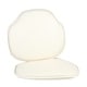 preview thumbnail 52 of 93, Klear Vu Gripper Omega Windsor Dining Chair Cushion Set Set of 2 - Ivory