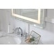 preview thumbnail 6 of 6, Avalon 30" x 30" Hardwired LED mirror - Silver