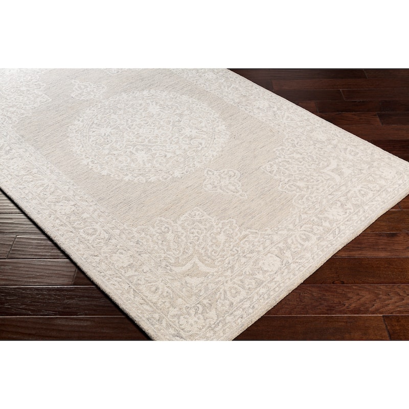 Mandira Handmade Medallion Wool Area Rug