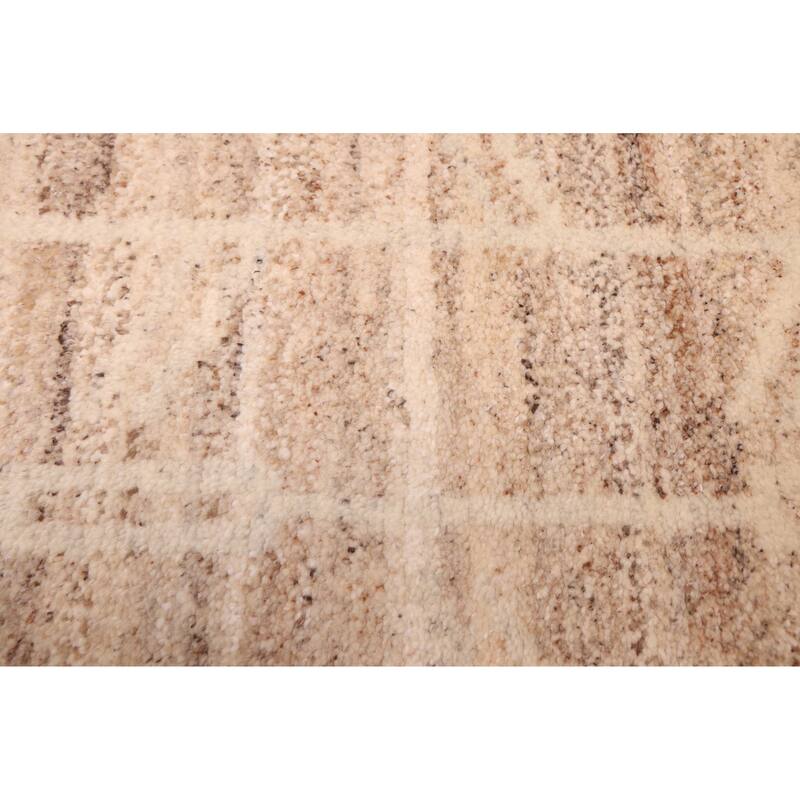ECARPETGALLERY Hand-knotted Tangier Ivory Wool Rug - 5'2 x 8'0