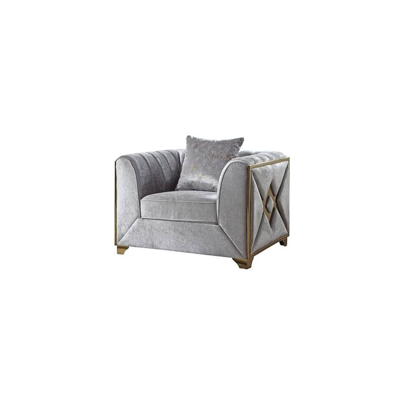 Velencia Contemporary Style Living Room Chair Made with Wood