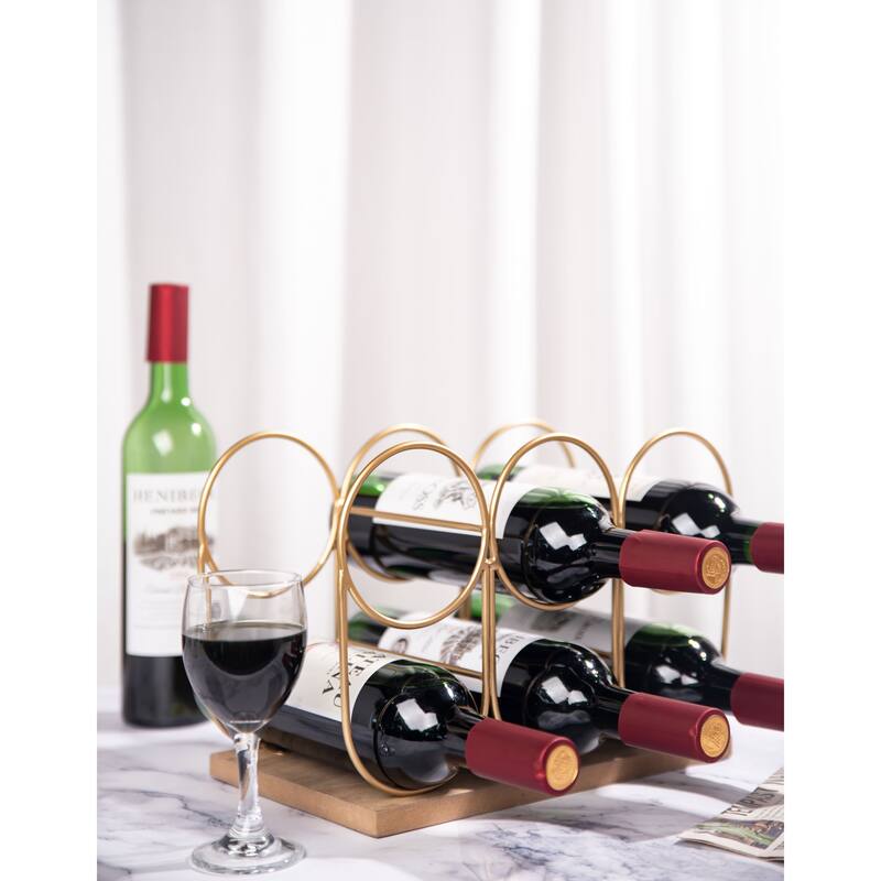JoJo Fletcher 6 Bottle Countertop Wine Rack