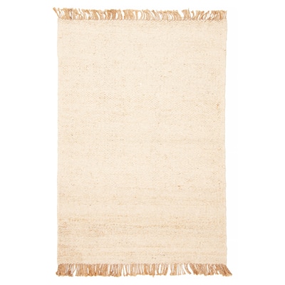ECARPETGALLERY Flat-Weave Palas Denizli Cream Kilim - 4'11 x 7'3