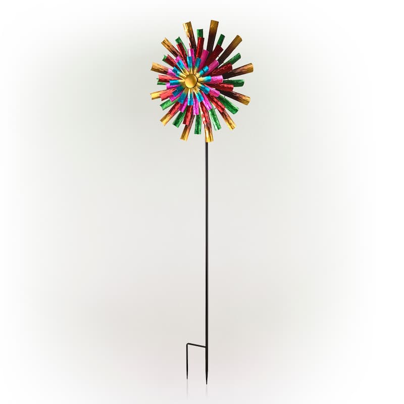 Alpine Corporation Outdoor Wind Spinner Stake Yard Decoration