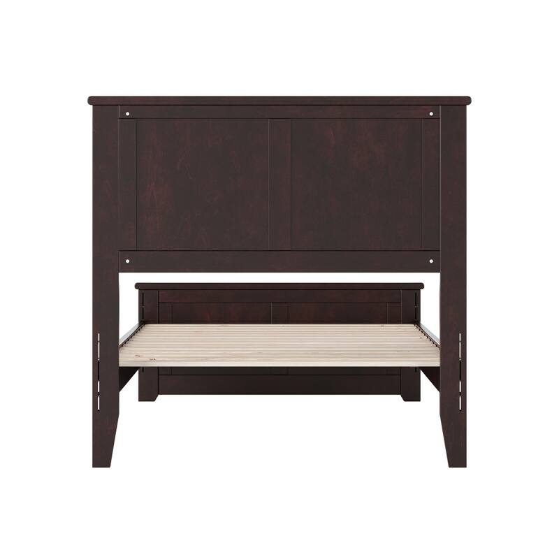 Charlotte Solid Wood Low Profile Platform Bed with Matching Footboard