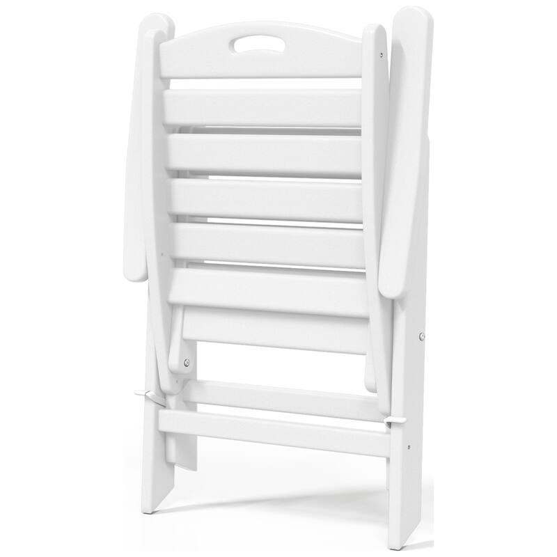 Coastline Patio Folding Highback Dining Chair Set of 2