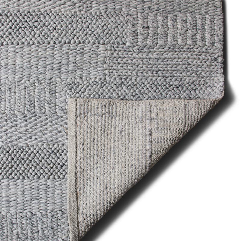 Wyndenhall Holley 6 x 9 Area Rug Contemporary in Fog - 6 ft x 9 ft 72"d x 108"w x 0.6" h