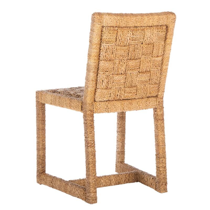 SAFAVIEH Couture Spirica Woven Dining Chair - 18" W x 23.5" L x 32" H - 18Wx24Dx32H
