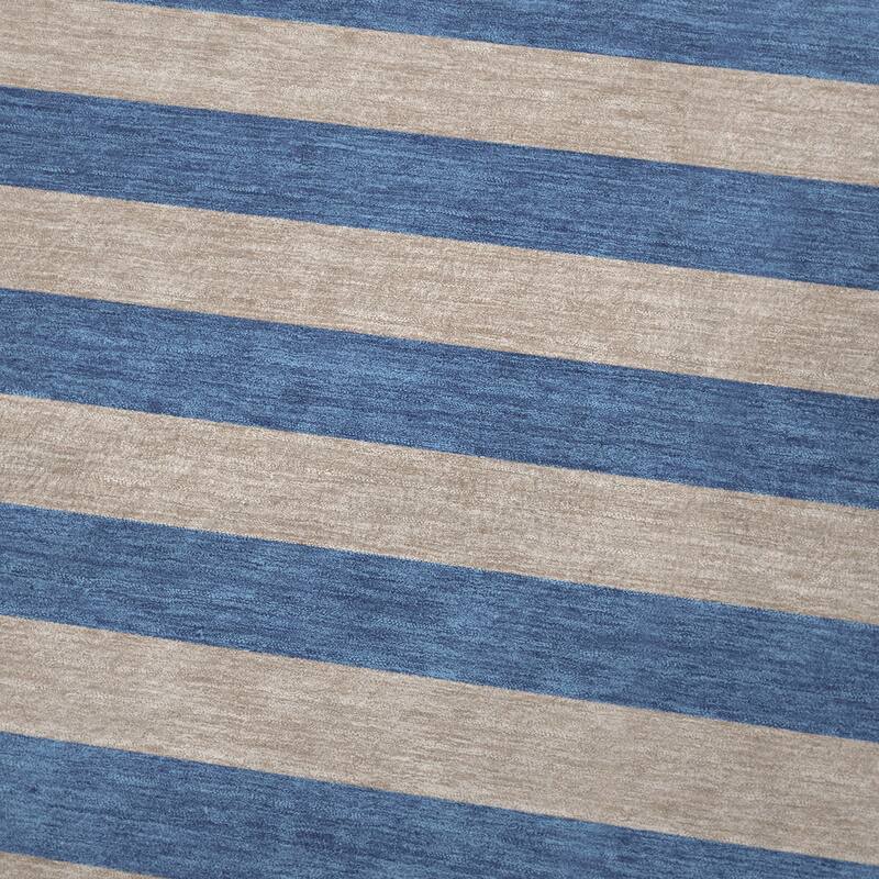 Premium Machine Washable Casual Stripes Sherpa Throw Blanket