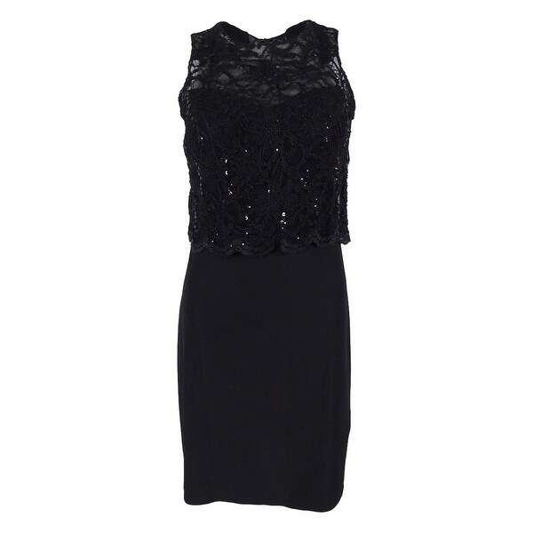 juniors black lace dress
