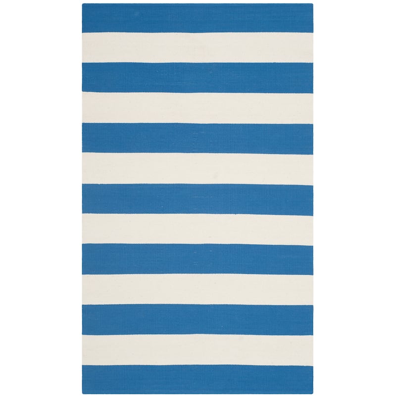 SAFAVIEH Handmade Montauk Caspian Stripe Cotton Flatweave Rug
