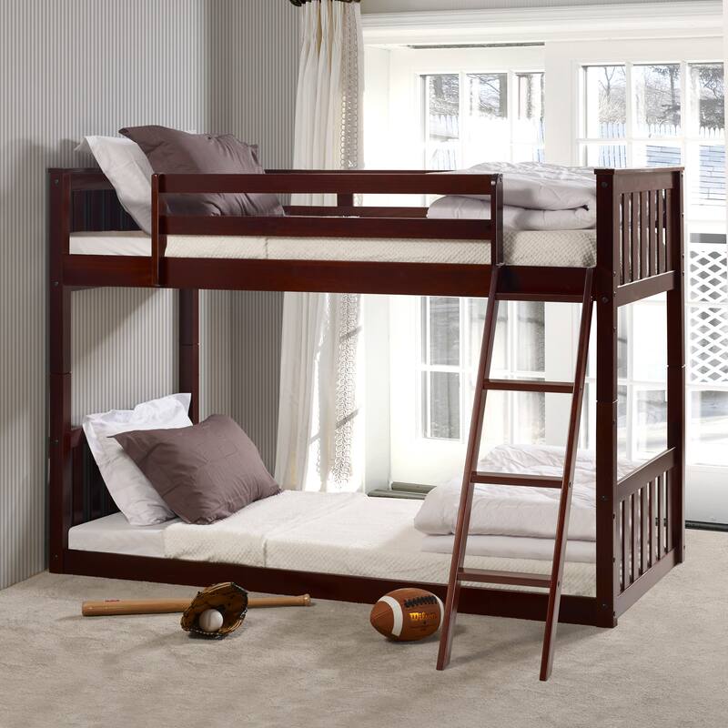 Wood Twin-over-twin Bunk Bed