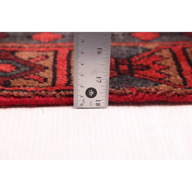 ECARPETGALLERY Hand-knotted Konya Anatolian Red Wool Rug - 6'7 x 10'0