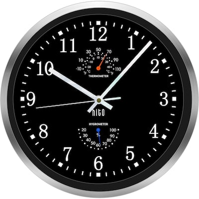 14 Inch Silent Wall Clock Battery Operated, Large Wall Clock for Living Room Decor, Office, Classroom, Bedroom