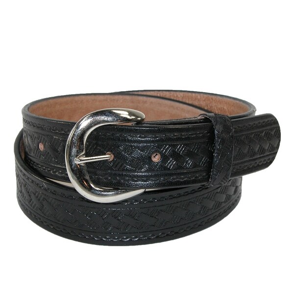 Men/'s Embossed Crocodile Genuine Leather Belt 1-3//8/" Wide Black Brown Cognac