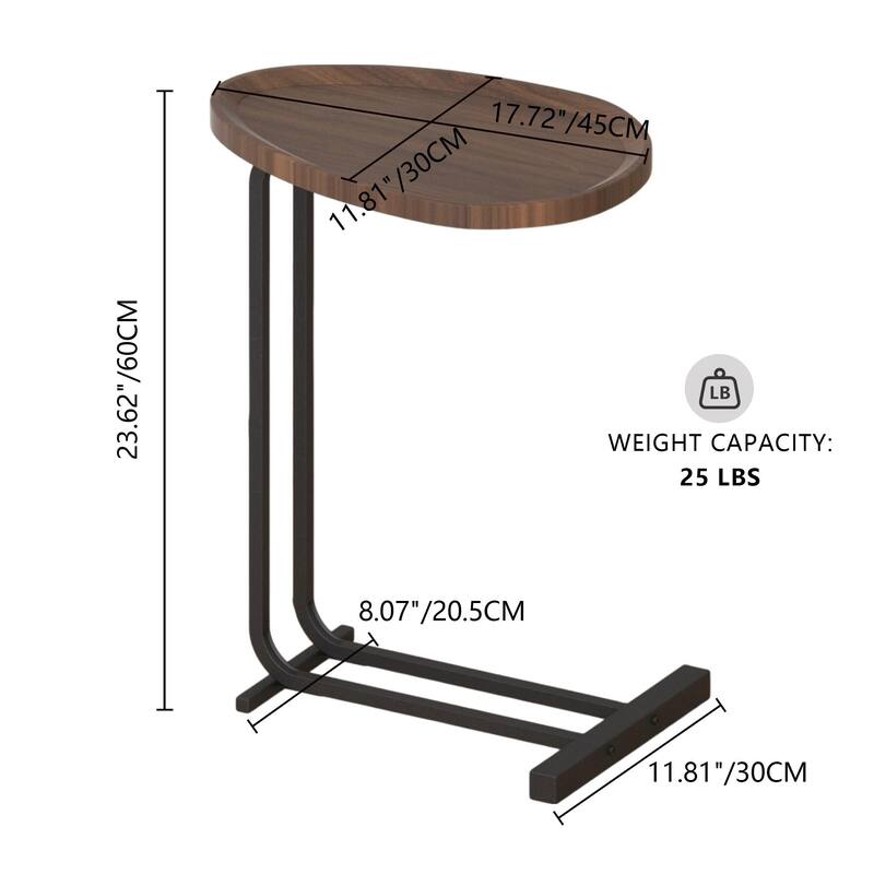C-Shaped Side Table Sofa Tables