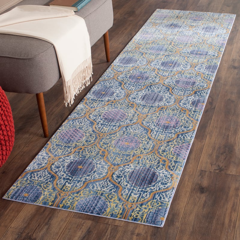 SAFAVIEH Valencia Ranheid Distressed Vintage Boho Oriental Polyester Rug