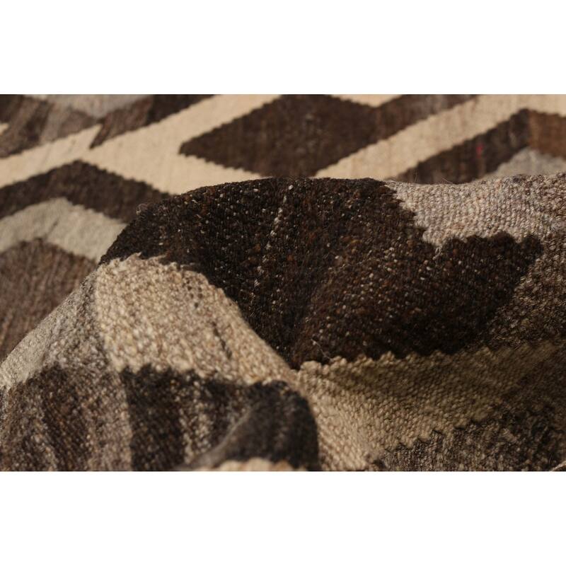 Sivas Brown Kilim 10'6" x 13'8" - 10'6 x 13'8