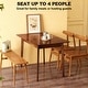 preview thumbnail 8 of 7, GDFStudio - Oliver Mid-Century Modern Rectangular Dining Table(Only table) - Rectangle