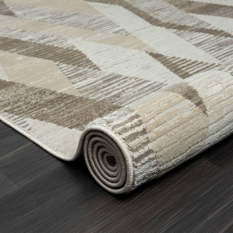 Sonu Geometric Area Rug By HomeRoots - 2' x 3'