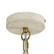 preview thumbnail 18 of 34, 1-Light Black Gold Oversized Metal Dome Pendant Light - 27in