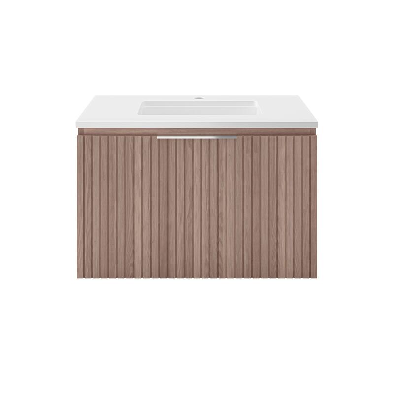 Fresca FCB4130-CWH-U Elliot 30" Wall Mounted Single Basin Vanity Set