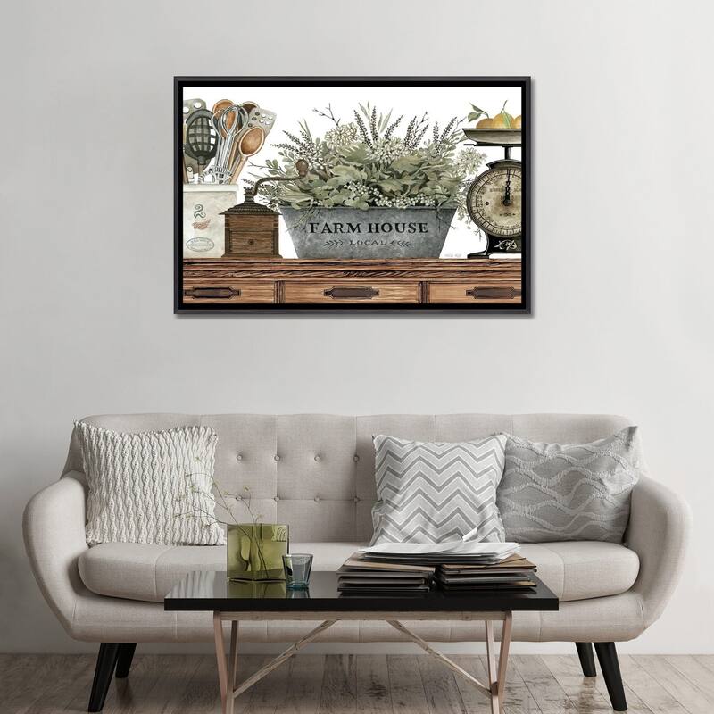 iCanvas "Farm House Kitchen" by Cindy Jacobs Framed