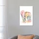 preview thumbnail 3 of 5, iCanvas "Elephants" by Kelsey McNatt Canvas Print 26x18x1.5
