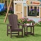 preview thumbnail 17 of 193, Laguna Kids Outdoor Poly Adirondack Chair With Side Table 2-Piece Set