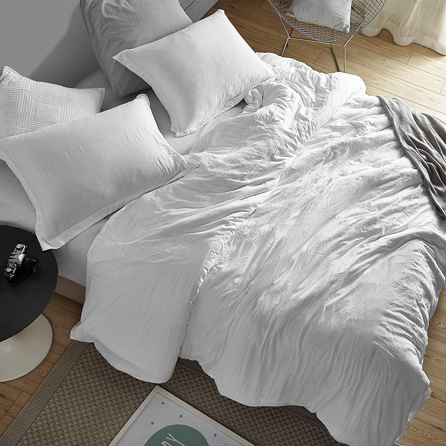 Weighted white comforter outlet