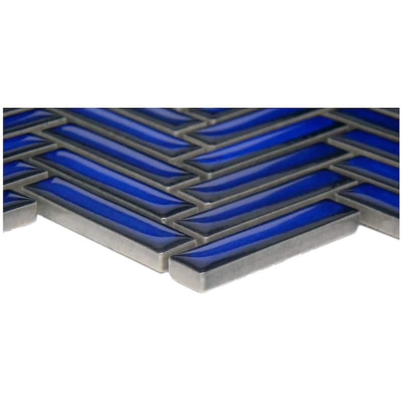 Emser Tile W95REGA1111MMHB Regala - 11" x 11" Chevron Wall Tile -
