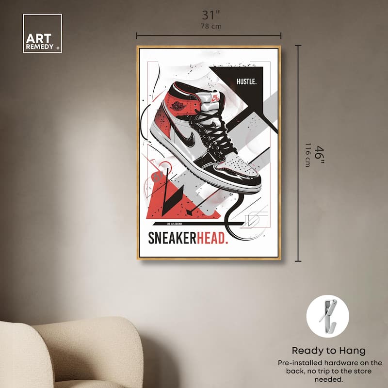 Stylish Sneakerhead Canvas by Art Remedy