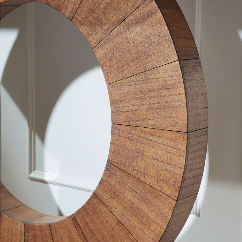 Modern Console Table with Circular Base, 53.2" Wood Entryway Table Narrow Long Sofa Table for Entryway, Living Room, Hallway聽