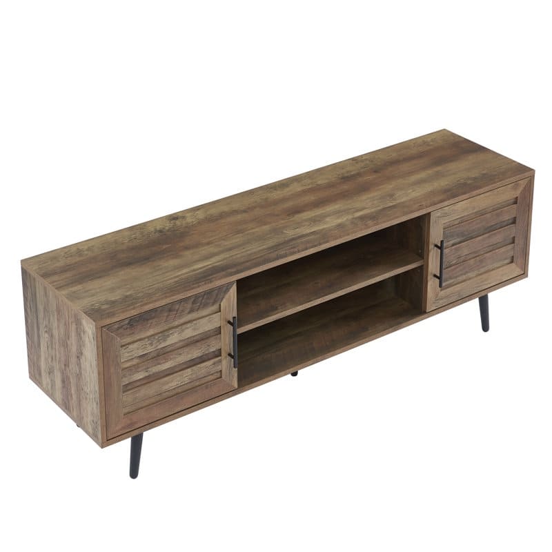 Mid-Century Modern TV Stand For TVs Up To 70" Entertainment Center Media Console - 20.5'' H X 59'' W X 15.5'' D