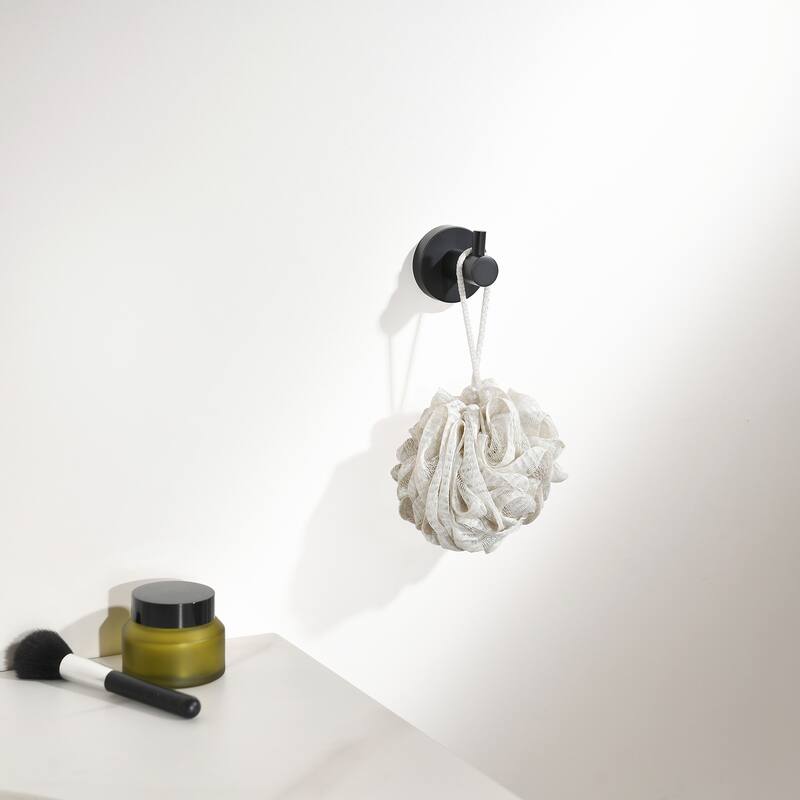 ANZZI 4-Piece Matte Black Bathroom Accessories Set