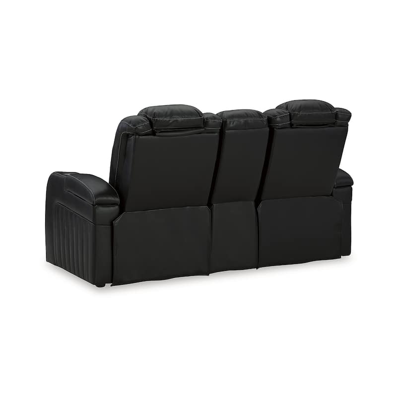 Signature Design by Ashley Caveman Den Black 3-Piece Upholstery Package - 86"W x 42"D x 42"H