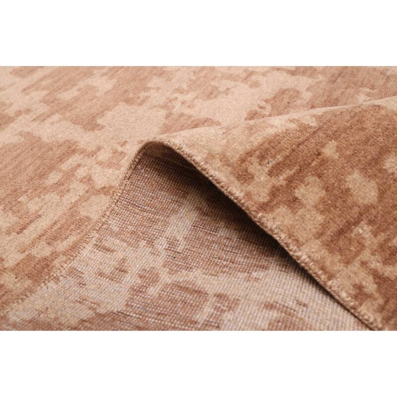 ECARPETGALLERY Hand-knotted Legacy Tan Wool Rug - 7'11 x 10'2