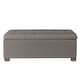 preview thumbnail 6 of 19, Porch & Den Large Tufted Storage Bench