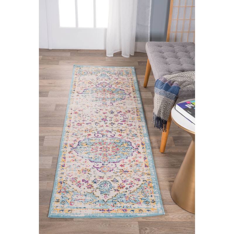 The Curated Nomad Sunset Traditional Vintage Bohemian Rug
