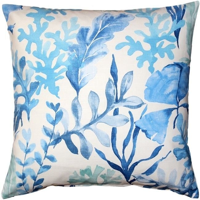 Sea Garden Throw Pillow