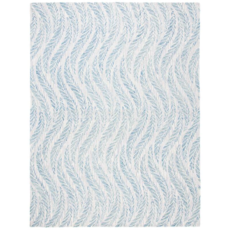 SAFAVIEH Handmade Micro-Loop Maele Modern Wool Rug