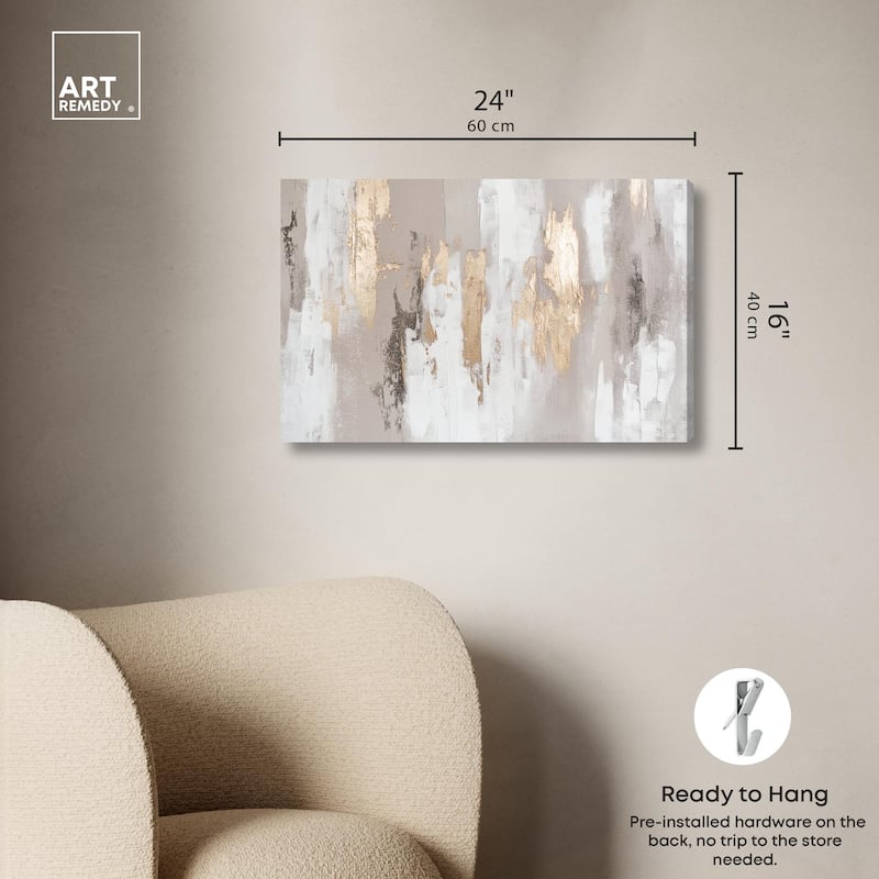 Gilded Brilliance I Canvas by Art Remedy, Gallery Wrapped