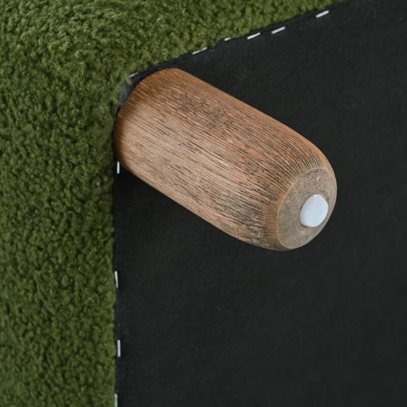 Comfortable Ottoman Comfortable choice, multiple functions, classic design, and cozy corners, - Dark Green - Small