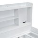 preview thumbnail 9 of 10, Twin Size Daybed w/Hydraulic Storage & Bookcases, USB Charging Station